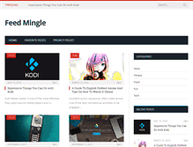 Tablet Screenshot of feedmingle.com